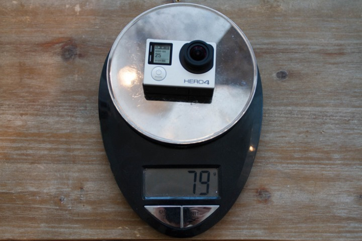 Вес камеры GoPro Hero4 Silver