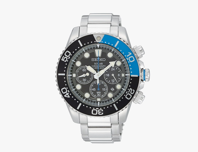 мужские наручные часы Seiko Prospex SSC017 Solar Chronograph Diver