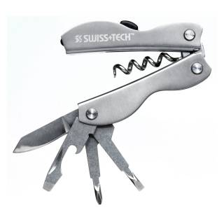 Swiss+Tech Vintage Corkscrew Tool Silver