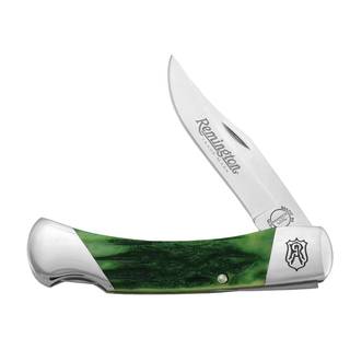 Remington Green Jigged Bone - Lockback