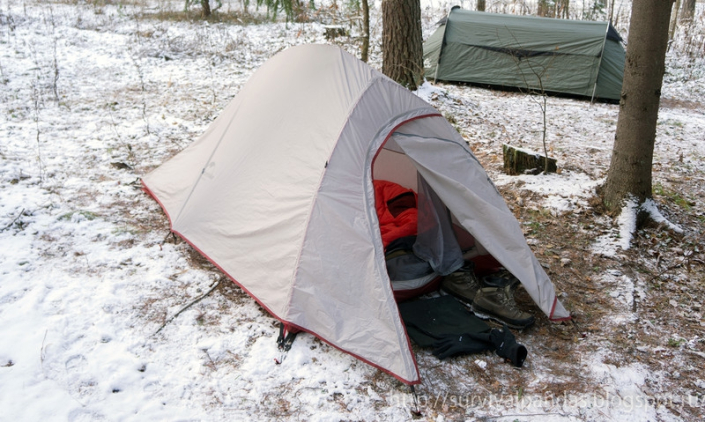Зимнее использование палатки Naturehike 2